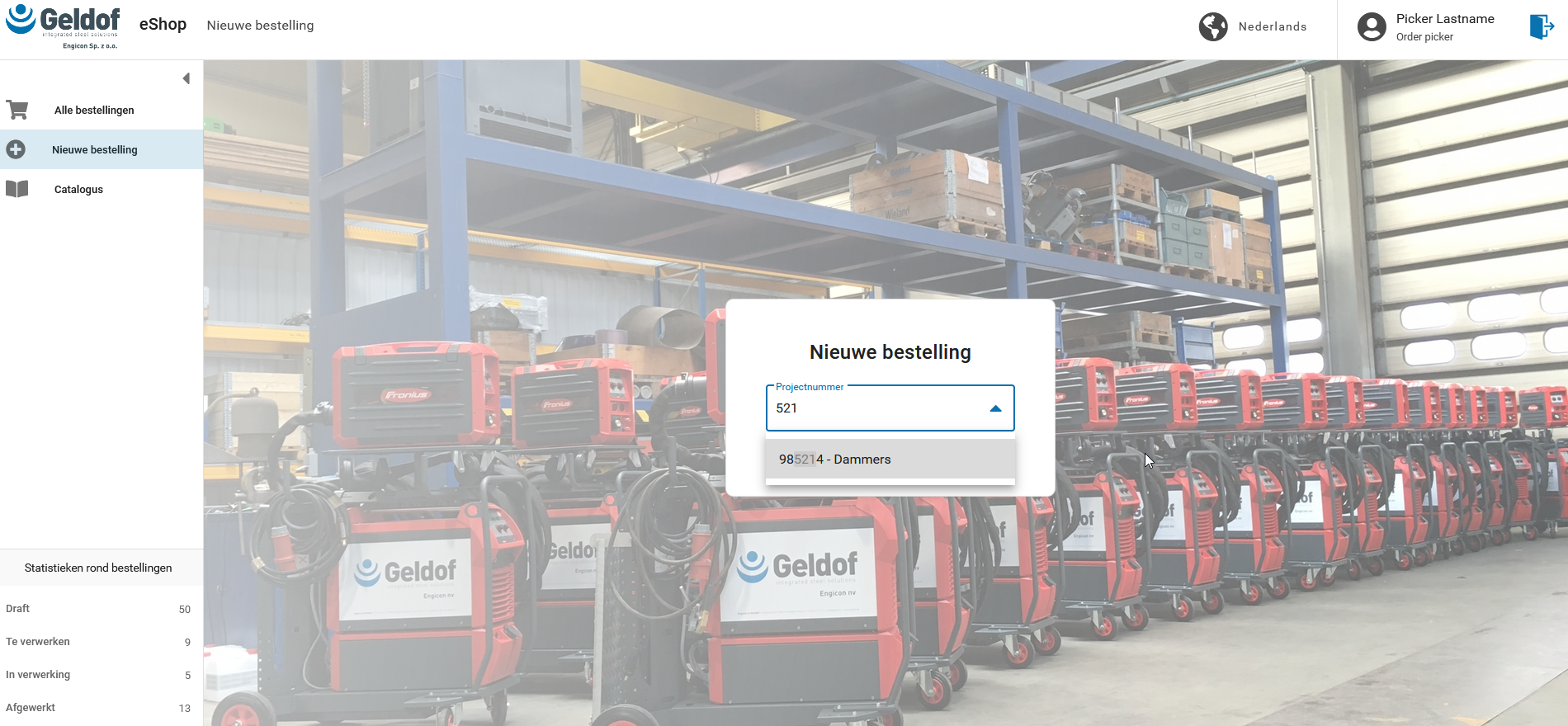 Geldof, Custom Application Development, Business Applications, ERP Integrations Technologie : Azure, Java, Dynamics AX, Web application, suivi, rapport