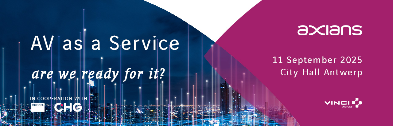 AV Audiovisual Axians, AV as a Service, Antwerp